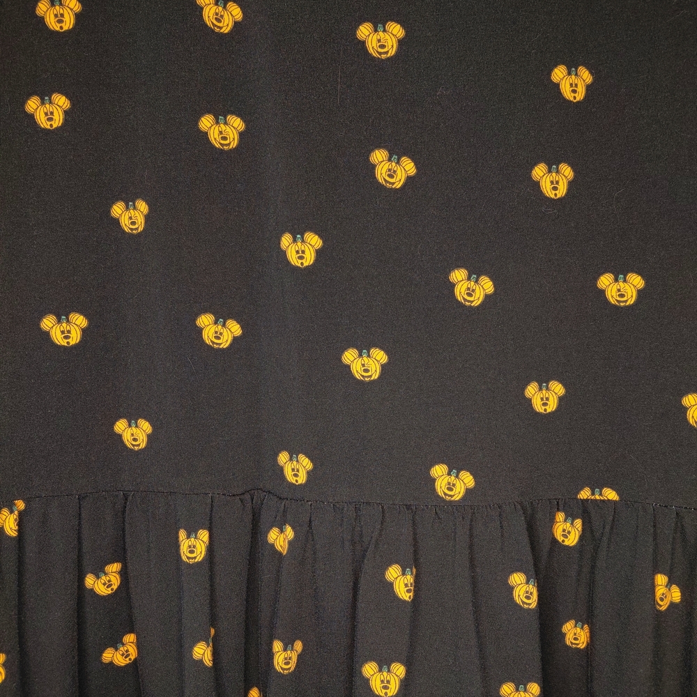 Disney Mickey Mouse Pumpkin Black Midi Dress - Cakeworthy Collab - Picture 6 of 8